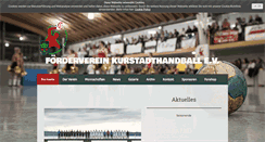 Desktop Screenshot of kurstadthandball.de