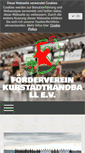 Mobile Screenshot of kurstadthandball.de